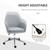 Kumasinova Mid-Back Home Office Chair,Swivel Desk Chair Task Chair with Tub Shape Desig for Living Room,Bedroom,Study Room - 4 of 4