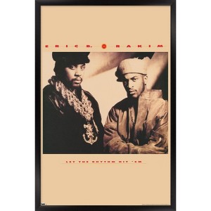Trends International Eric B. & Rakim - Let The Rhythm Hit Em Framed Wall Poster Prints - 1 of 4