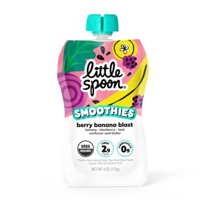 Little Spoon Berry Banana Blast Smoothie Pouch - 4oz - 1 of 4