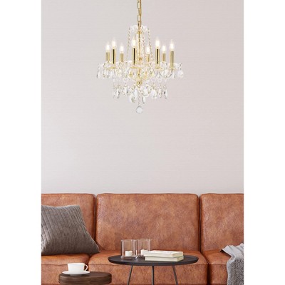 Princeton 20'' Chrome Chandelier with Clear Royal Cut Crystal