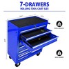 Tool Chest with 7 Drawers, Tool Cart with 7 Organizer Tray Divider Set & Wheels, Large Rolling Tool Box Organizer for Garage, Workshop - 2 of 4