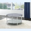 Frostine - Round Coffee Table - Silver - 3 of 4