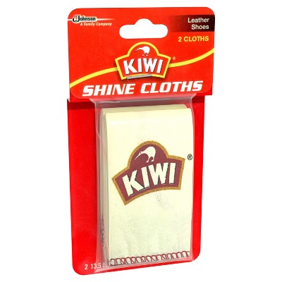 KIWI Shoe Shine Cloths 2ct, Beige