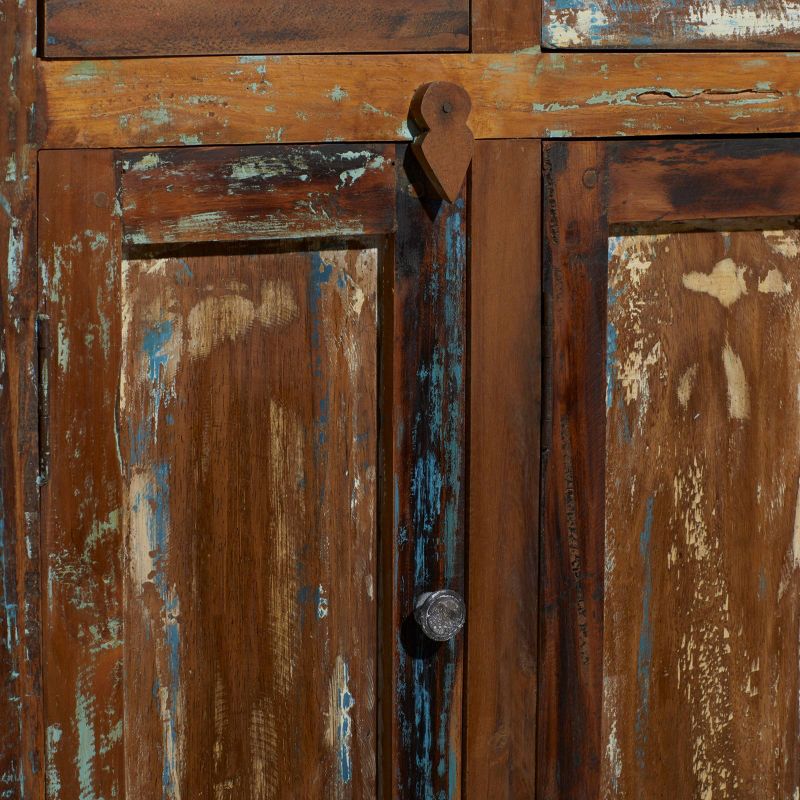 Rustic Wood Cabinet Chestnut Brown - Olivia &#38; May, 4 of 16