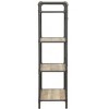 CAVINAS Industrial 3/4/5-Tier Bookshelf with Metal Frame,36" Open Shelf Bookcase with Wood Veneer,Modern Book Shelves for Bedroom,Living Room - 2 of 4