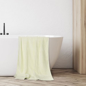 PiccoCasa Ribbed Luxury Bath Towel Set 4pcs - 1 of 4
