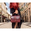 Trendy Crocodile Designer Leather Flap Top Handle Purses Shoulder Bag - 4 of 4