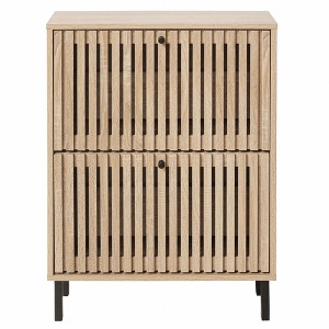 VYNXARIA 2-Door Freestanding Shoe Rack - Modern Entryway Storage Solution - 1 of 4