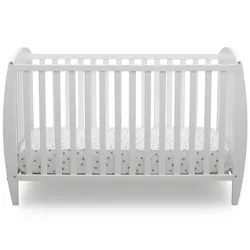 Delta Children Taylor 4-in-1 Convertible Baby Crib - Bianca White