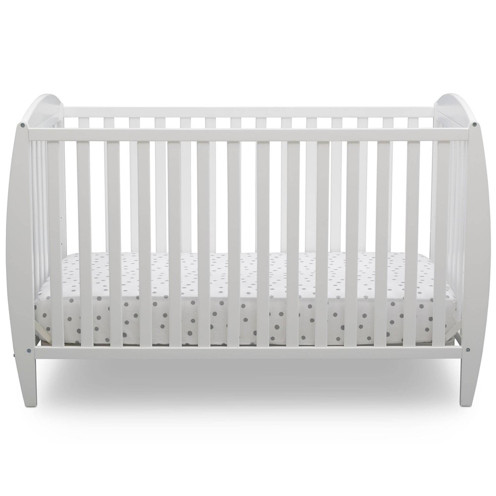 Photos - Kids Furniture Delta Children Taylor 4-in-1 Convertible Baby Crib - Bianca White