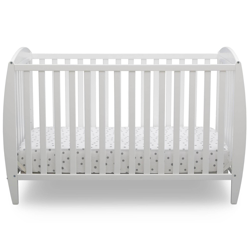 Delta Children Taylor 4-in-1 Convertible Baby Crib - Bianca White -  81410466