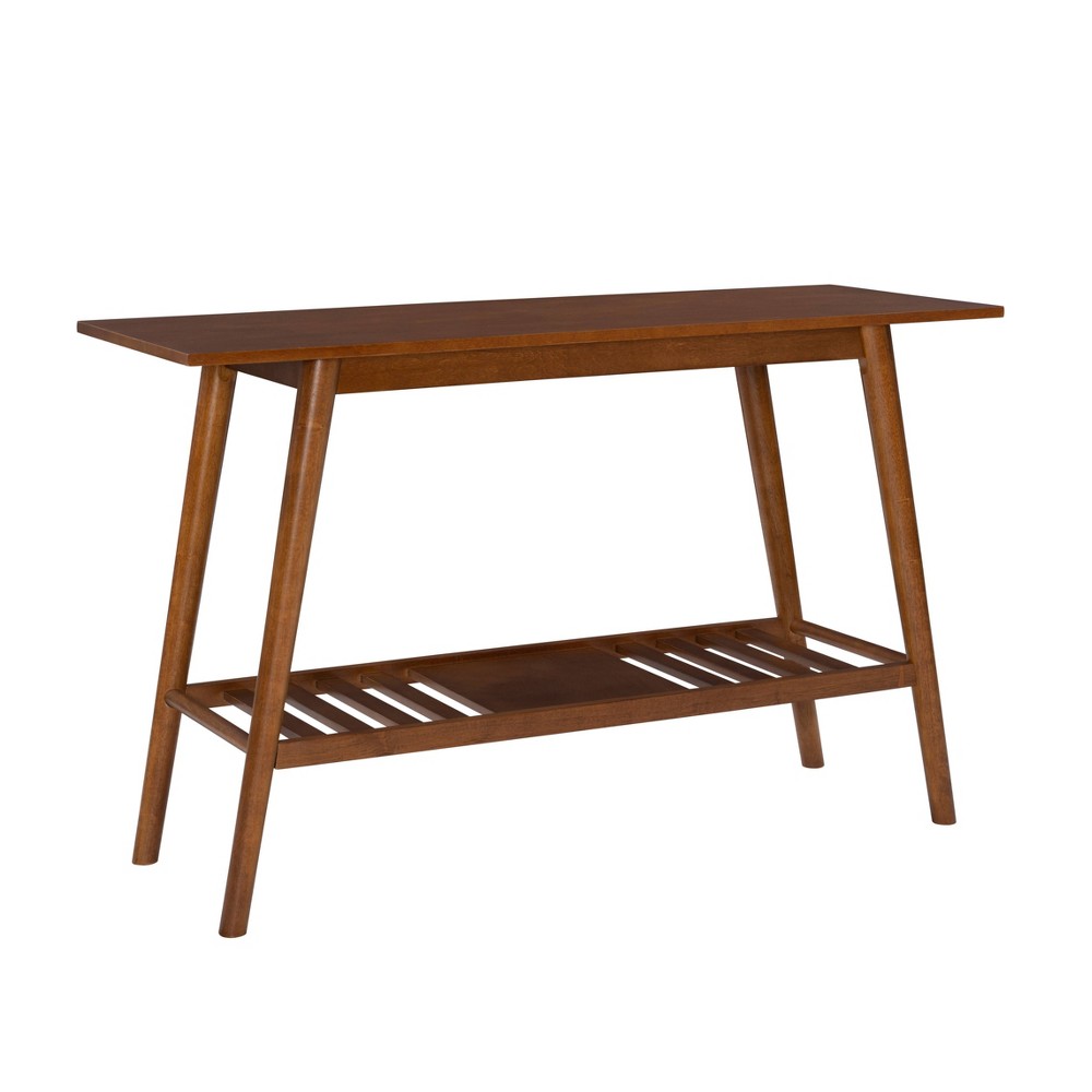 Photos - Coffee Table Linon 48" Charlotte Mid-Century Modern Wood Console Table With Bottom Storage Sh 