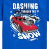 Boys' - Hot Wheels - Dashing Through The Snow Short Sleeve Graphic T-Shirt - 2 of 4