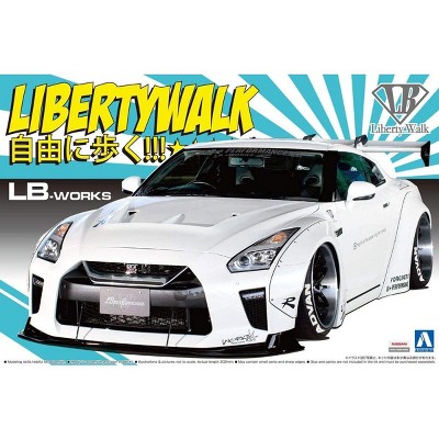 Aoshima 55908 Liberty Walk LB-Works R-35 GT-R Type 1.5 1/24 Scale Model Kit