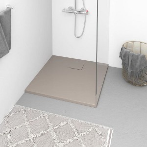 VidaXL Shower Base Tray SMC Brown 31.5 in.x31.5 in. - 1 of 4