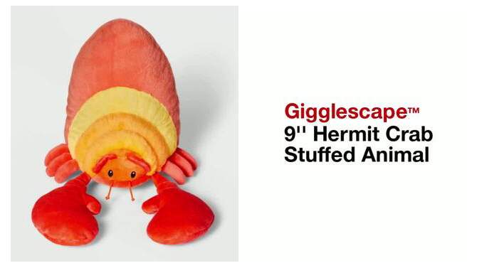 9&#39;&#39; Hermit Crab Stuffed Animal - Gigglescape&#8482;, 2 of 12, play video