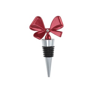Unique Bargains Bottle Stoppers Bow Tie Style Zinc Alloy Aluminum Alloy TPR 3.86"x2.17"x0.79" 1 Pc - 1 of 3