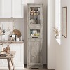 Tall Bathroom Cabinet, Narrow Storage Cabinet , 67” Freestanding Floor Linen Slim Cabinet for Laundry Room, Kitchen, Living Room, Small Spaces - 3 of 4