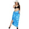 LA LEELA Women's Swimwear Sarong Wrap Cover up Wraps One Size Dodger Waves - 2 of 4