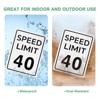 Unique Bargains Aluminum Weather Resistant Waterproof Rust Free Traffic Sign 1 Pc - 4 of 4