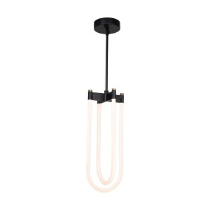 Artcraft Lighting Cascata 2 - Light Pendant in  Black/Brushed Brass - 1 of 3