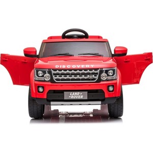 Garvee 12V Licensed Land Rover Ride-On Car for Kids with Remote Control MP3 Player LED Lights and Dual Motors - 1 of 4