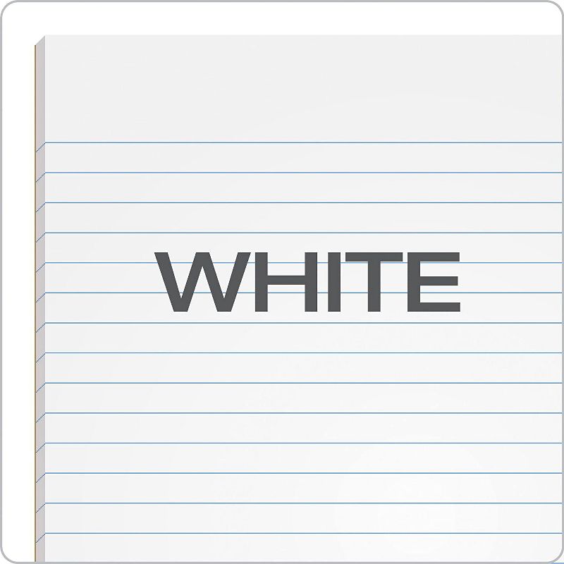 School Smart Legal Pad, 8-1/2 x 11 Inches, White, 50 Sheets, Pack of 12, 4 of 5