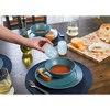 Nat & Jules Raw Bottom Ice Blue 3 x 2 Ceramic Salt and Pepper Shaker 2 Piece Set - 4 of 4
