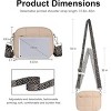 CLUCI Quilted Crossbody Bags for Women Lightweight Puffer Shoulder Bag Travel Purses with Wide Strap - 3 of 3