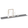 Wall Shelf Set of 4 Gray MDF 31.5x3.5x1.2 in Wall mounting - 3 of 4