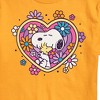 Men's - Peanuts - Hug Heart Flower Short Sleeve Graphic T-Shirt - 2 of 4