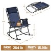 Yaheetech 2pcs 26in Foldable Outdoor Patio Lounge Camping Chair - 3 of 4