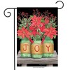Joy Mason Jars Christmas Garden Flag 18" x 12.5" Briarwood Lane - 2 of 4