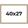 PosterPalooza | 40x27 Modern Bamboo Picture Frame, UV Acrylic, 5 Finishes - 2 of 4