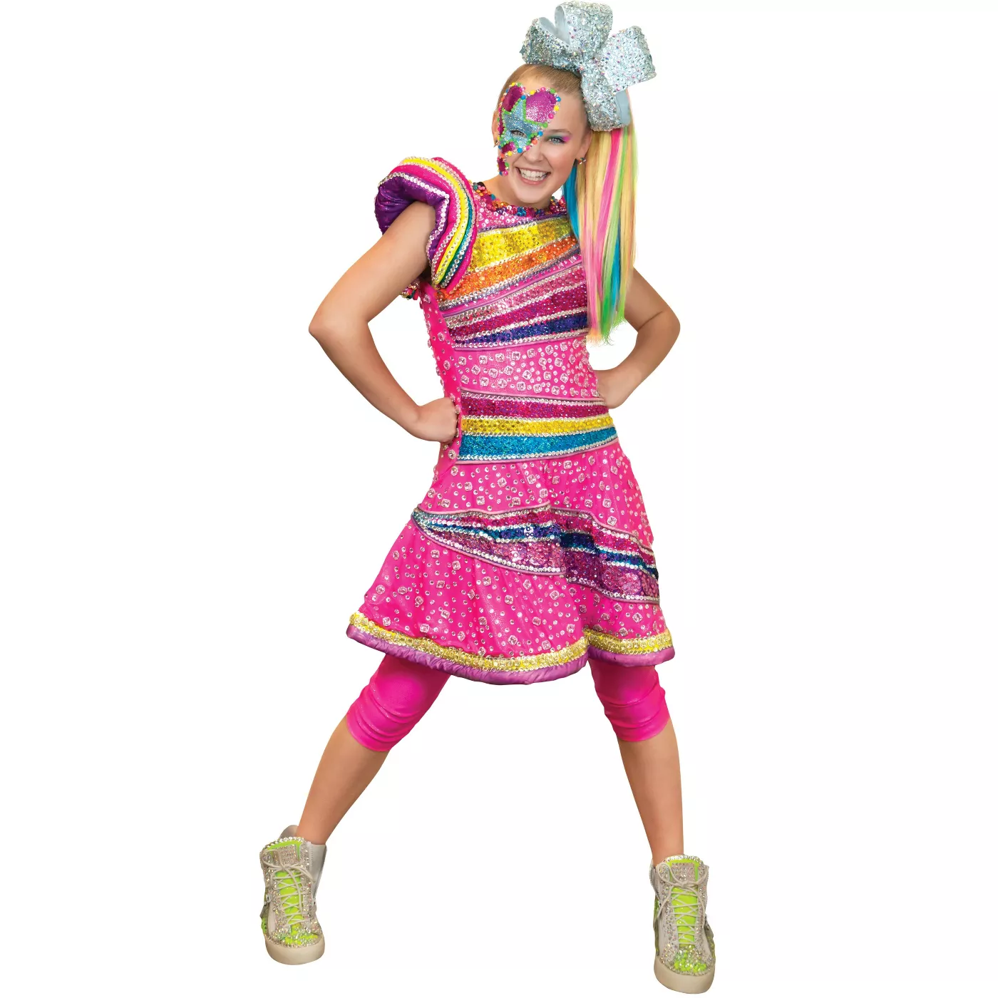 Kids' Nickelodeon JoJo Siwa Halloween Costume Jumpsuit - image 1 of 2