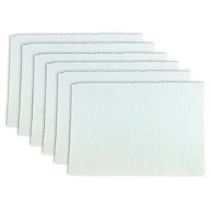 White Placemats (Set Of 6) - Design Imports
