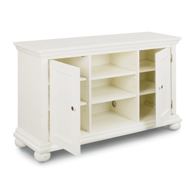 Dover TV Stand for TVs up to 56" White - Home Styles