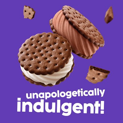 Skinny Cow Chocolate and Vanilla Double Trouble! Light Ice Cream Sandwich - 4ct
