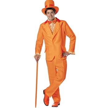 Halloween Express Orange Goof Ball Costume Family  1 PC