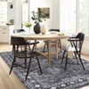 Machine Washable Area Rug Modern Carpet Non-Slip Rug - 4 of 4