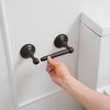 BWE Traditional Double Post Spring Wall Mounted Towel Bar Toilet Paper Holder in Oil Rubbed Bronze - 4 of 4
