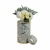 Modern Decorative Ceramic Jar with Lid - Elegant Marble Design - Ceramic Storage Container for Home, Office & Living Room - 3 of 4