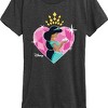 Women's - Disney Princess - Jasmine Heart Short Sleeve Graphic T-Shirt - 2 of 4