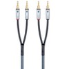 Monolith Speaker Wire With Gold Plated Banana Plug Connectors - 6 Feet - Pair | 14AWG, Oxygen Free Copper (OFC), Multi-Strand Conductors, PE Insulated - 2 of 4