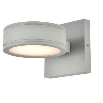 Elegant Lighting Raine Integrated LED wall sconce in silver