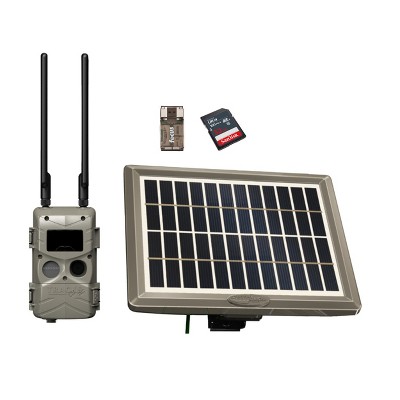 Cuddeback Tracks Black Flash Standalone Cell Camera with Solar Power Bank Bundle