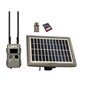 Cuddeback Tracks Black Flash Standalone Cell Camera with Solar Power Bank Bundle - 1 of 4