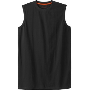 Boulder Creek by KingSize Men's Big & Tall Longer-Length Heavyweight Muscle Tee - 1 of 4