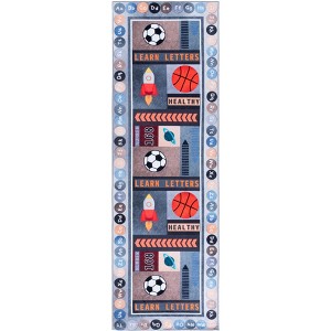 Santa Monica Kids SMK125  Machine Washable Skid-Resistant Power Loomed Indoor Rugs - Safavieh Kids - 1 of 4