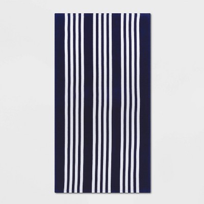 navy beach towels